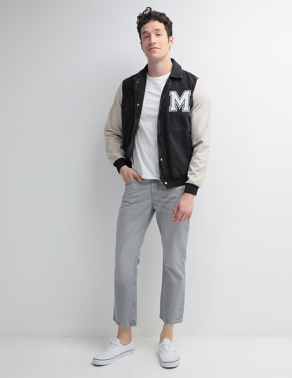 Jeans slim deslavado para hombre 3
