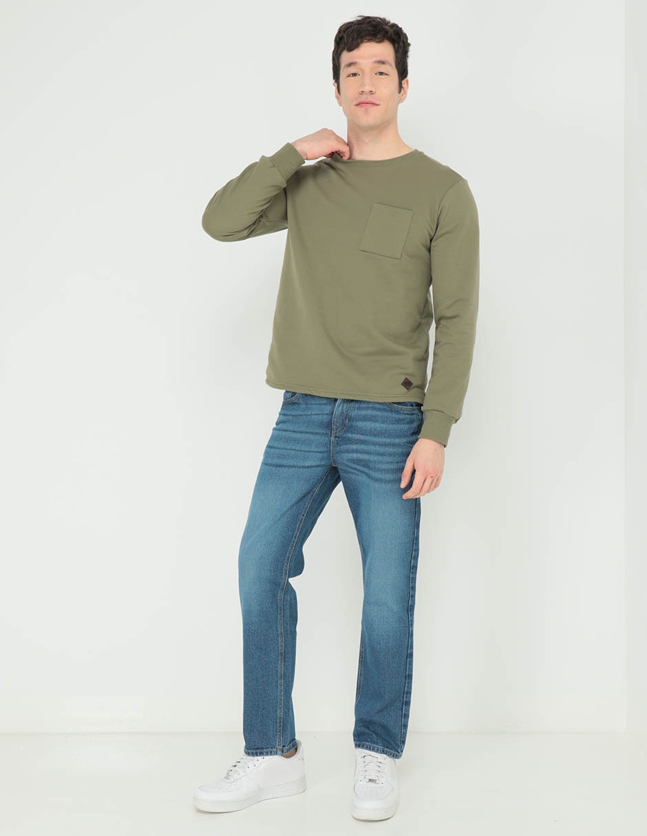 Jeans slim deslavado para hombre 3
