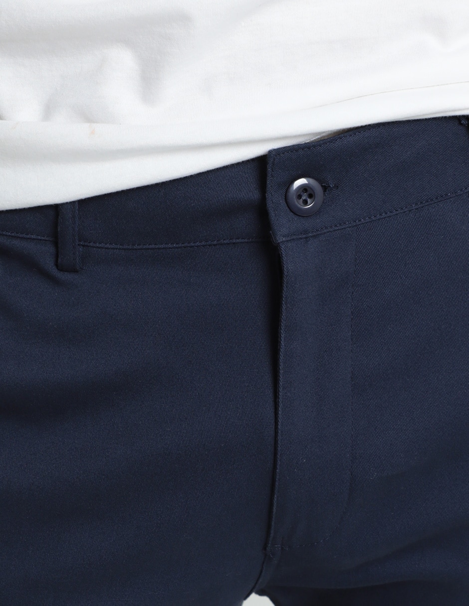 Pantalón slim de algodón para hombre 4