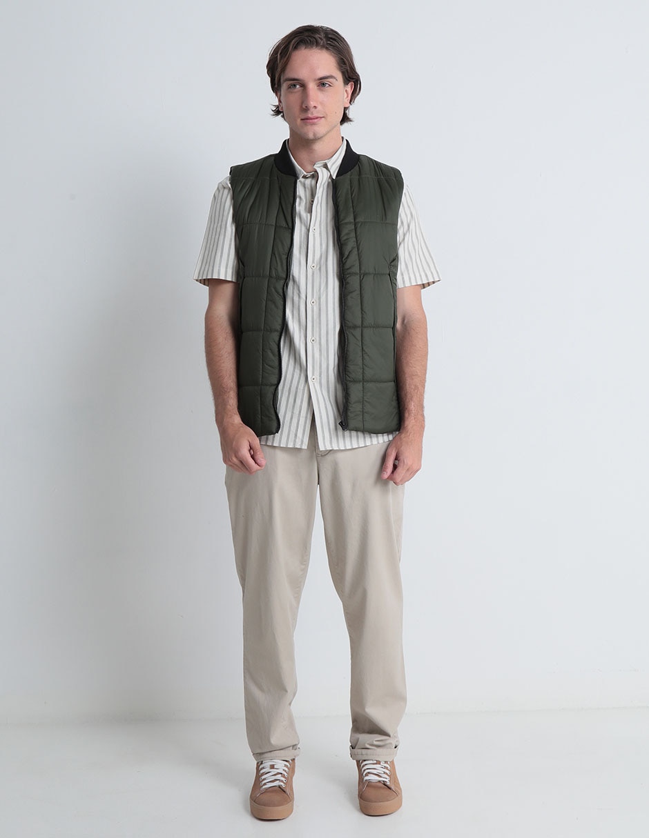 Camisa casual manga corta para hombre 3
