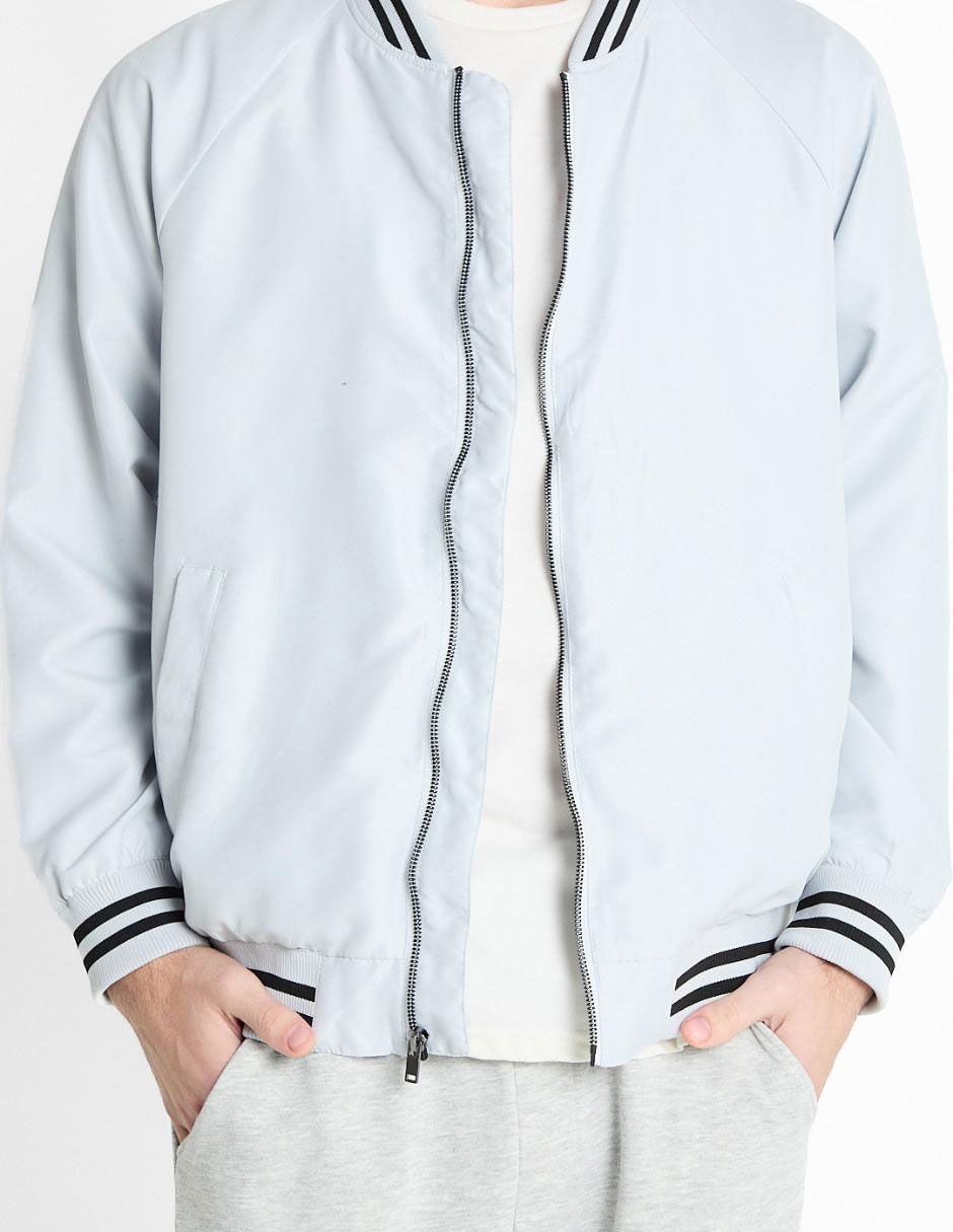 Chamarra bomber con bolsillos para hombre 4