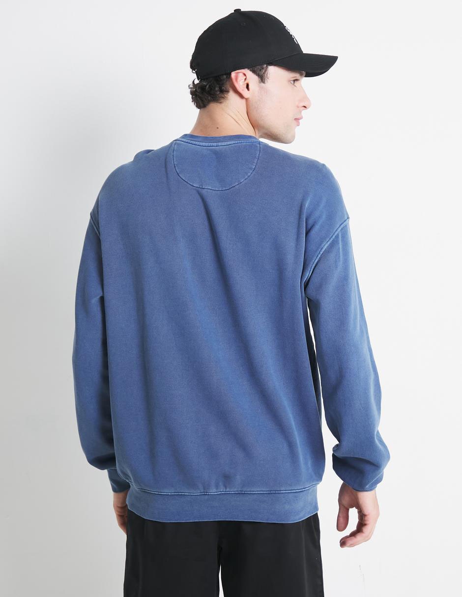 SUDADERA MOSSIMO, CH, NAVY LISO CERRADO