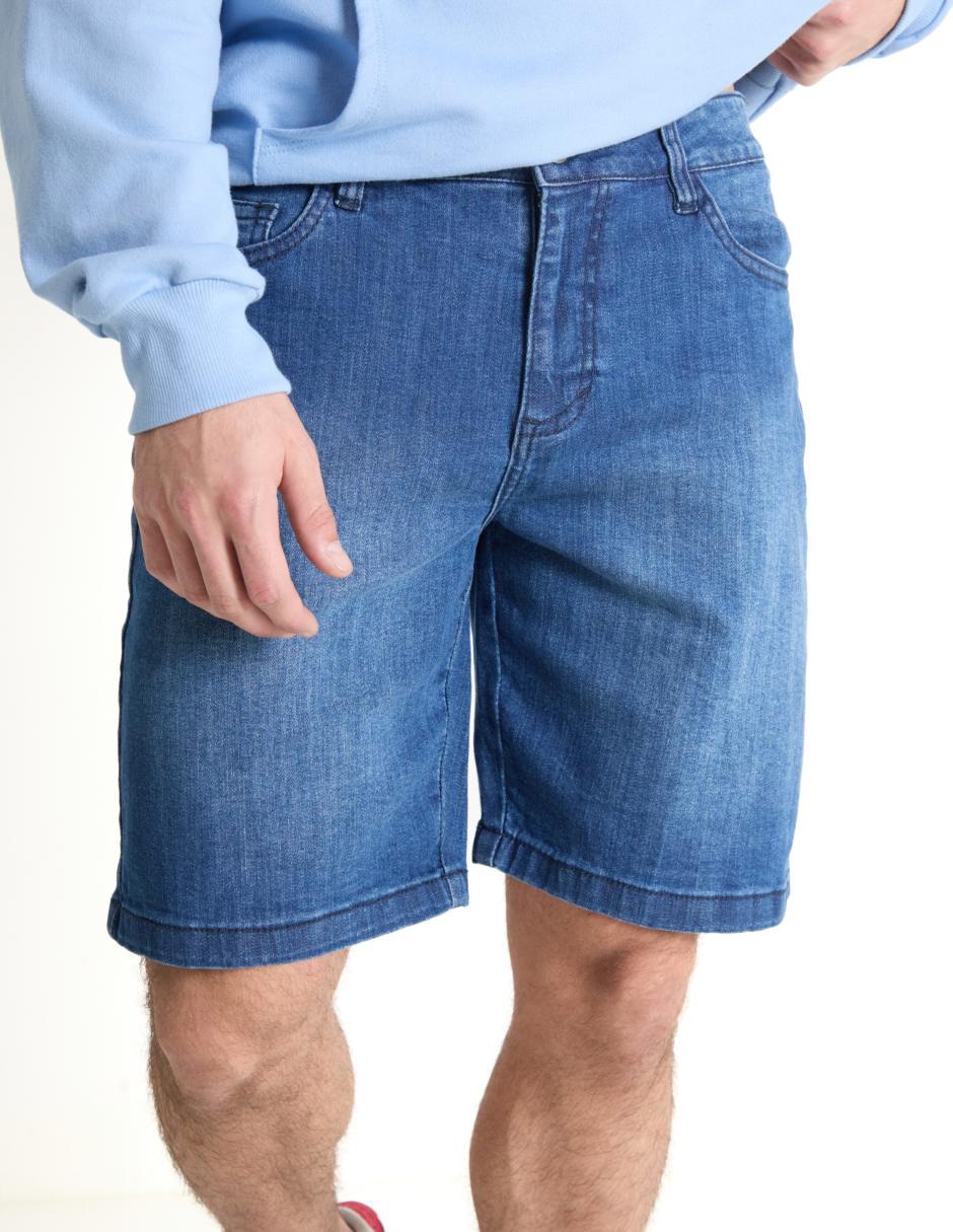 Bermuda de mezclilla para hombre 4