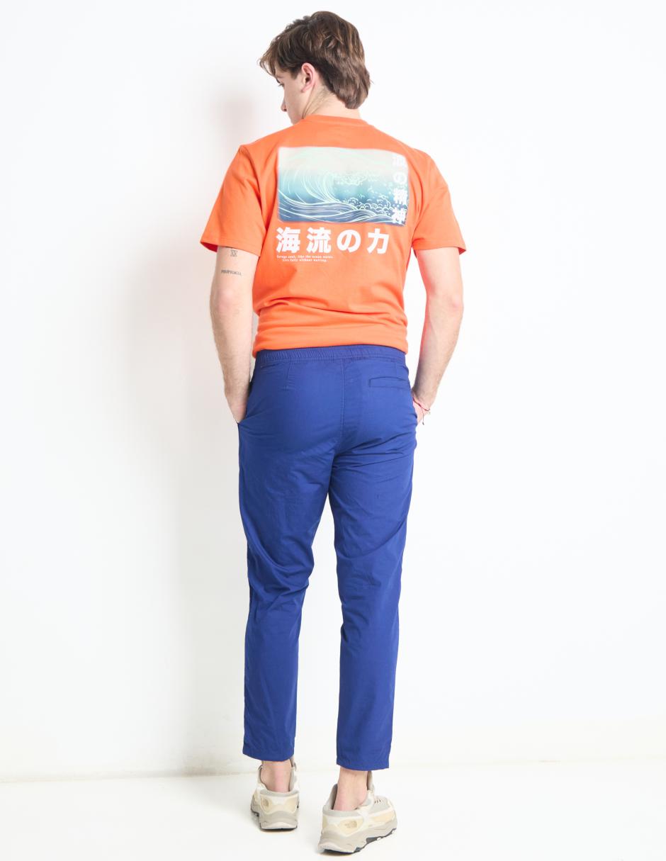 Pantalón cargo slim de algodón para hombre 2