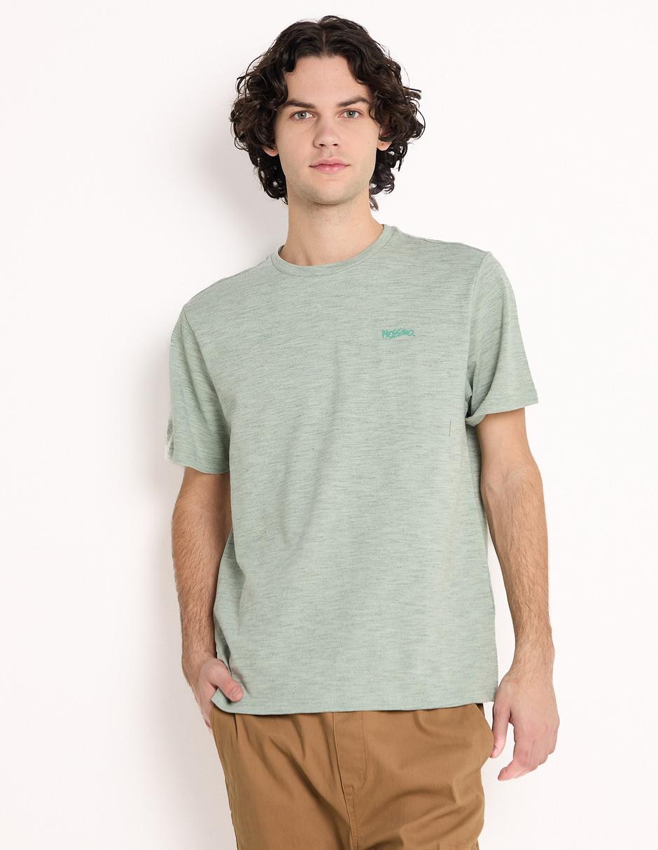 Playera cuello redondo para hombre