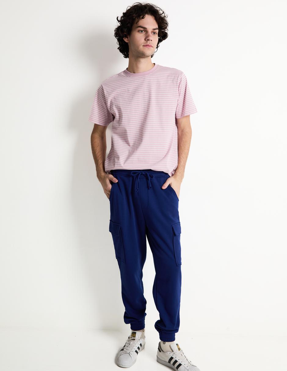 PANTALON CARGO MOSSIMO, M, NAVY LISO TU