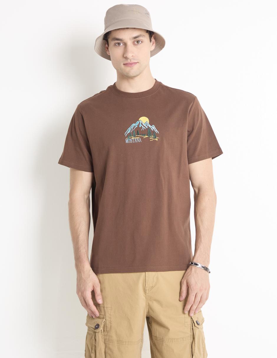 Playera cuello redondo para hombre