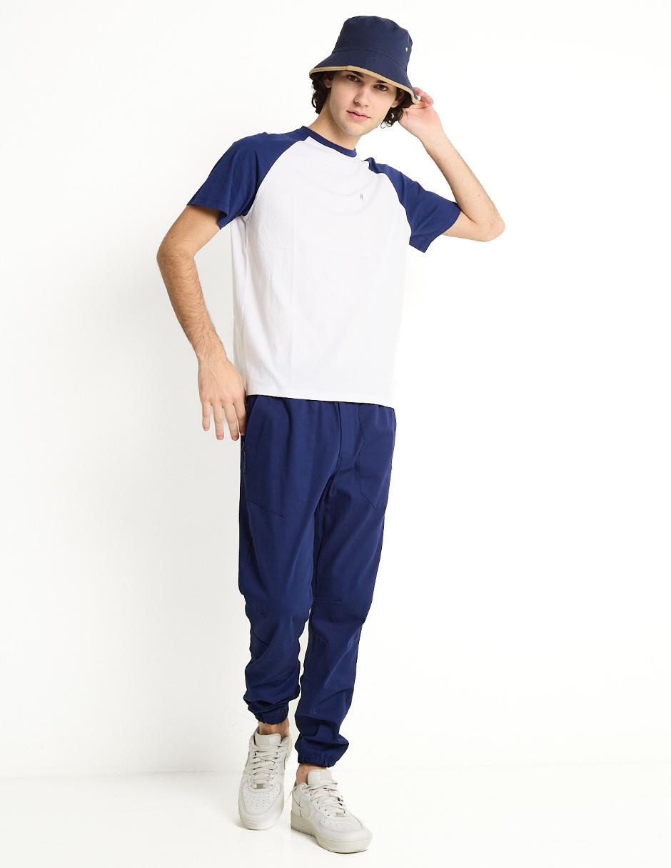 PLAYERA MOSSIMO, M, NAVY LISO C REDONDO