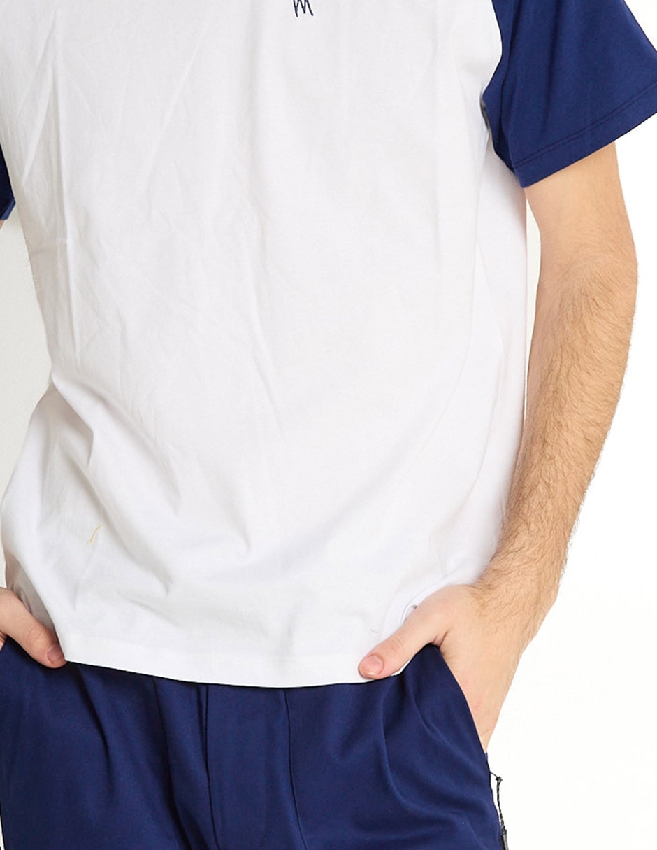 PLAYERA MOSSIMO, M, NAVY LISO C REDONDO