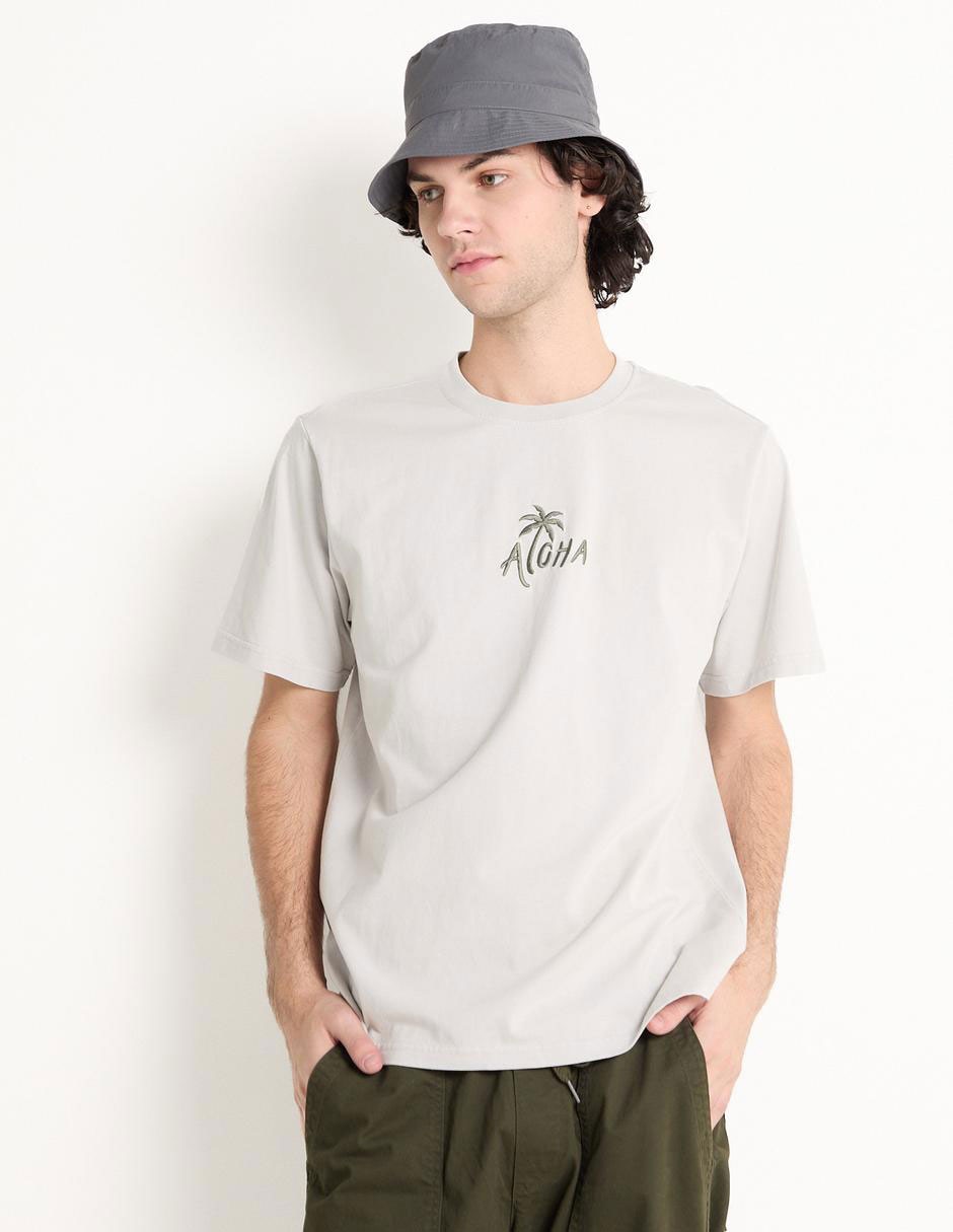 Playera cuello redondo para hombre