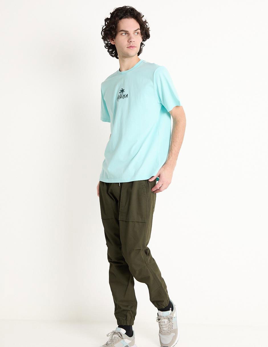 PLAYERA MOSSIMO, M, SPLASH LISO C REDON