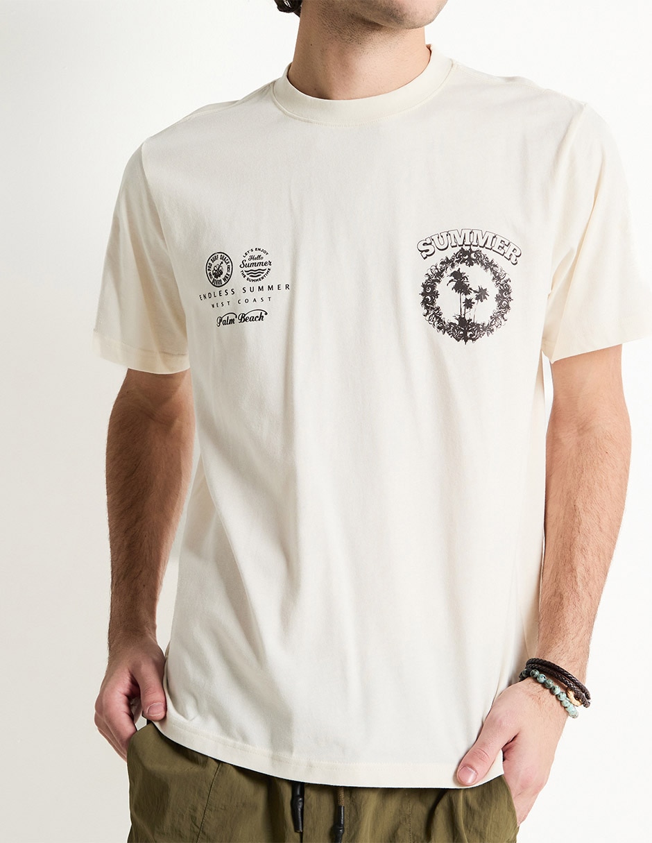 Playera cuello redondo para hombre 4