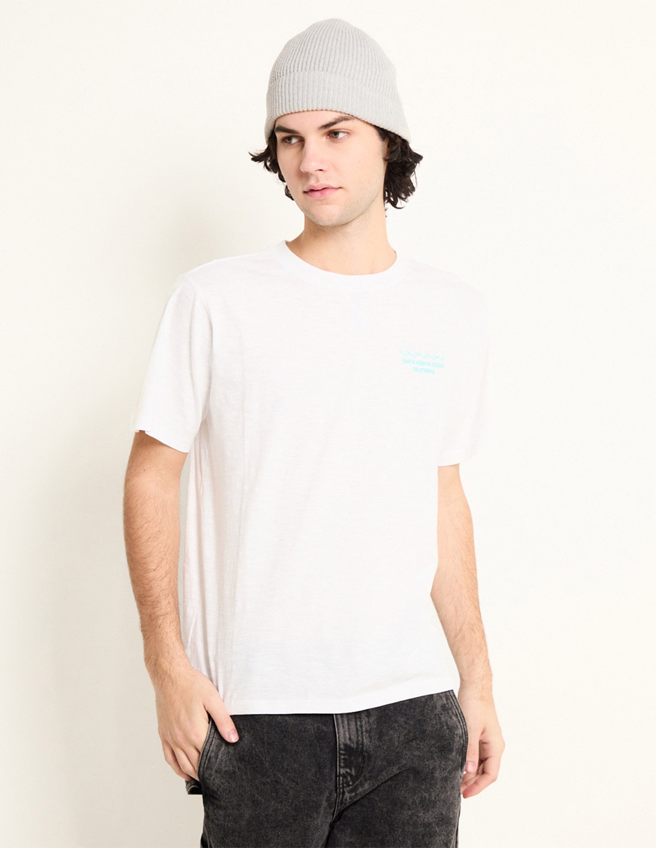 Playera cuello redondo para hombre