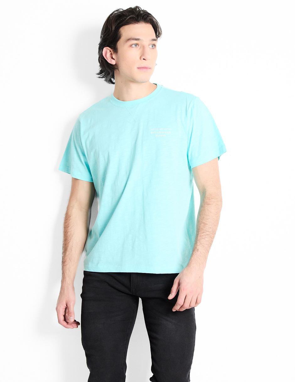 PLAYERA MOSSIMO, M, SPLASH LISO C REDON