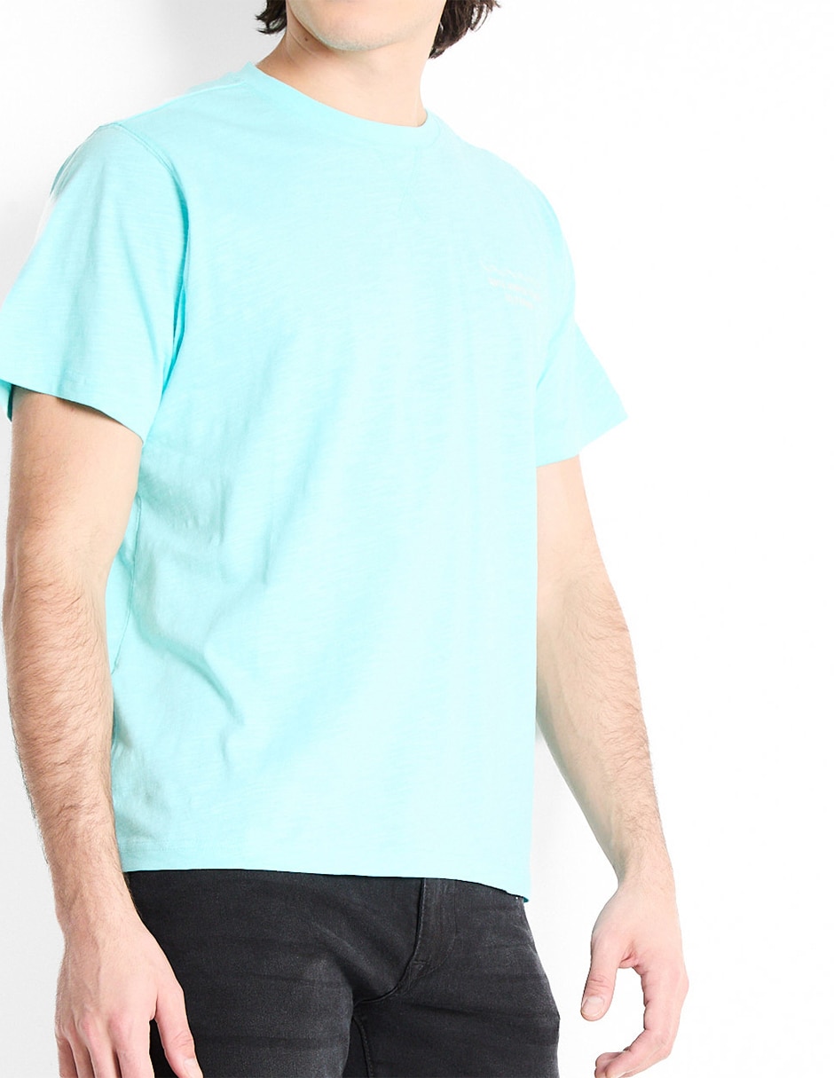 PLAYERA MOSSIMO, M, SPLASH LISO C REDON