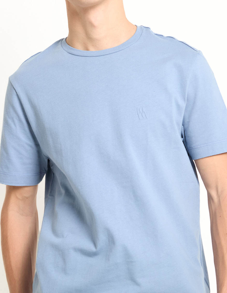PLAYERA MOSSIMO, EG, AZUL AÉREO MSH2558
