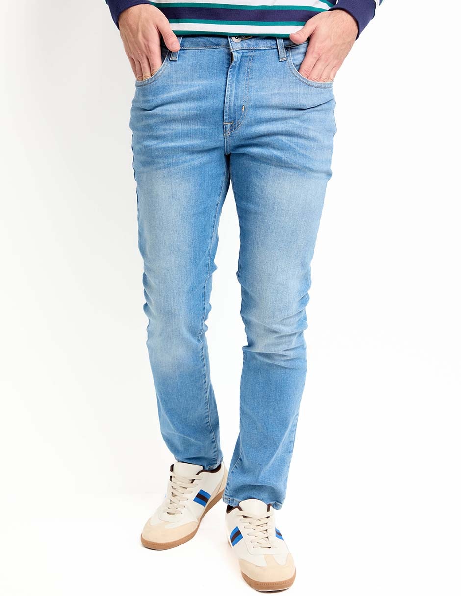 Jeans slim deslavado para hombre Jeans slim deslavado para hombre