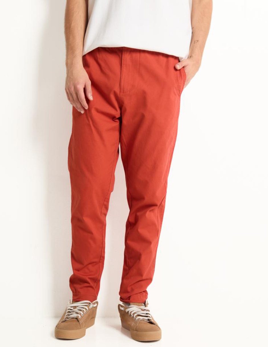 Pantalón slim de algodón para hombre