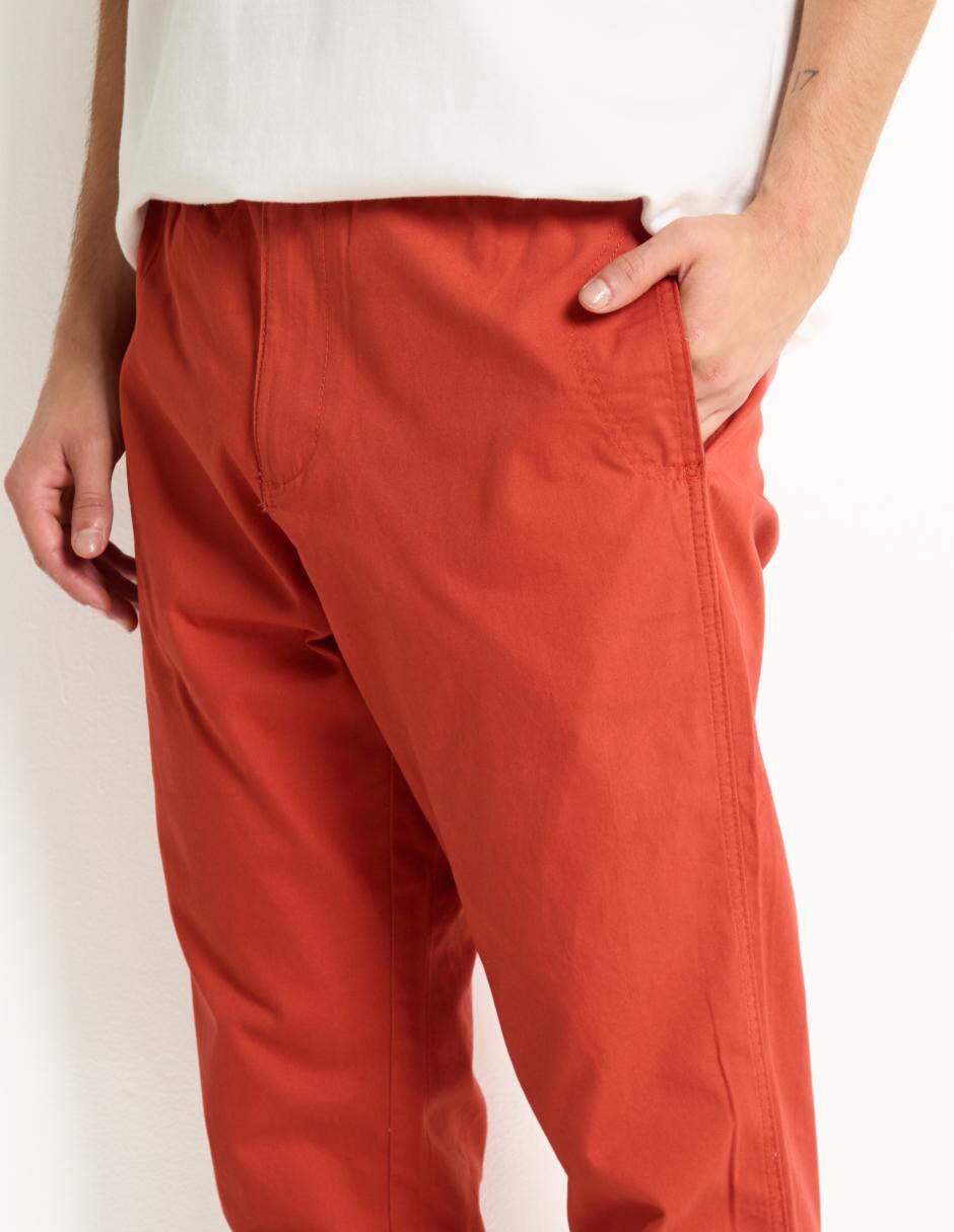 Pantalón slim de algodón para hombre 4