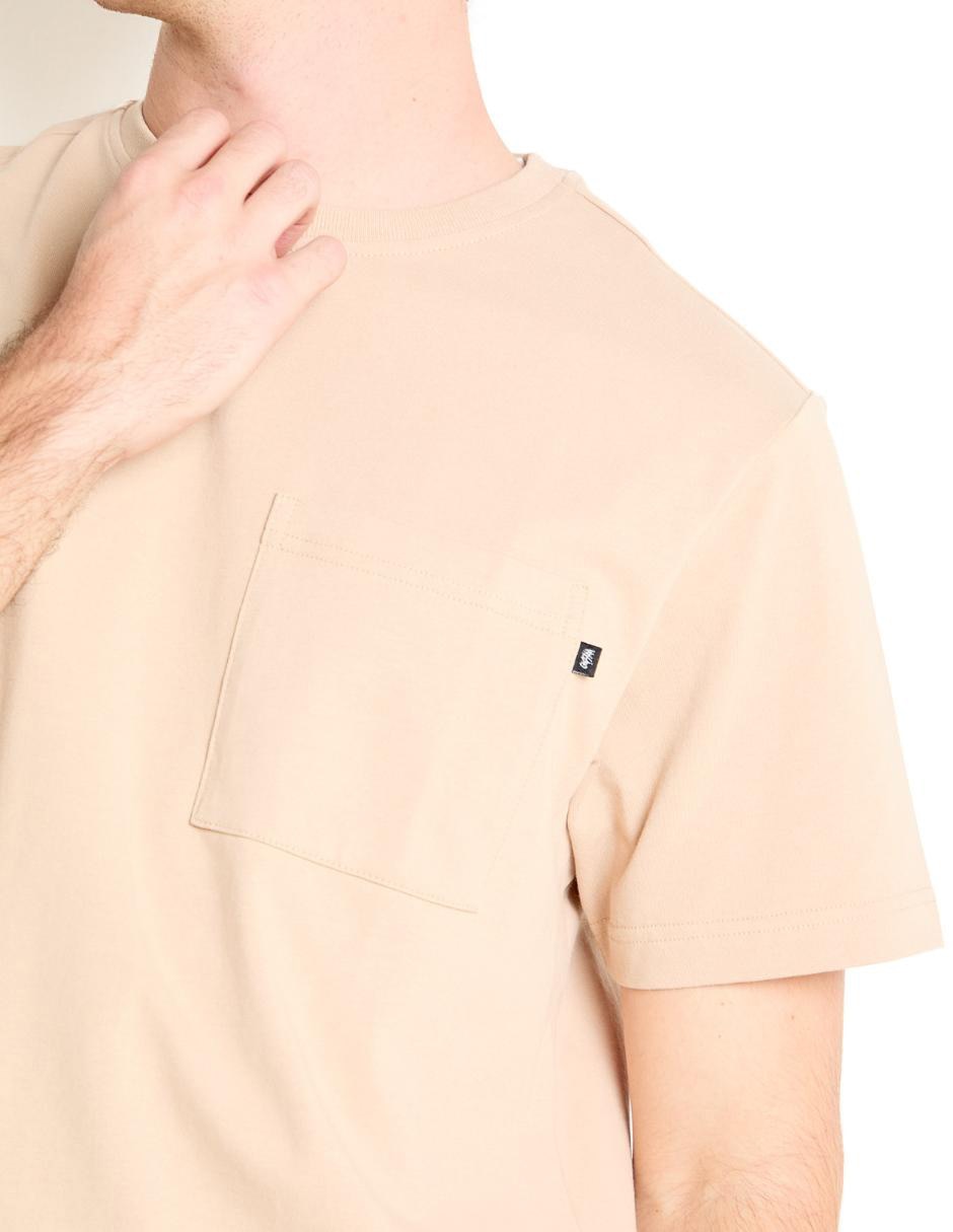 PLAYERA MOSSIMO, CH, KHAKI CLARO LISO C