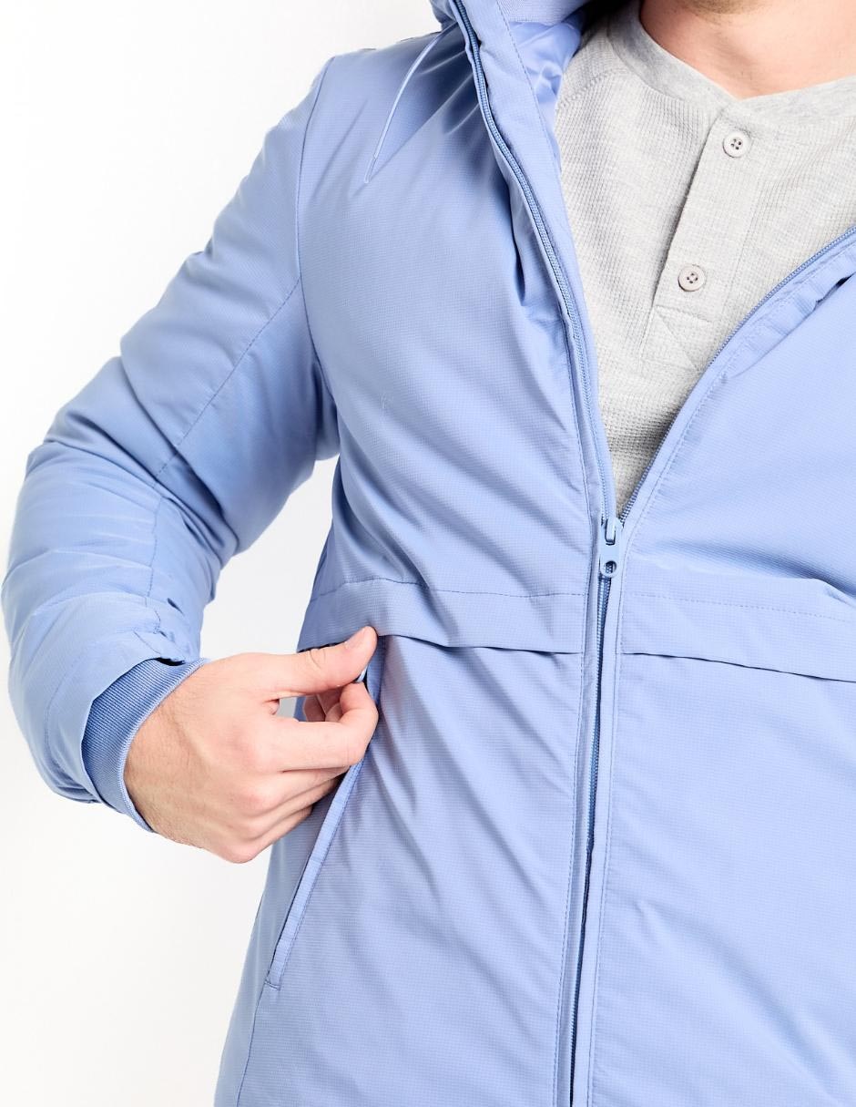 Chamarra casual con capucha para hombre 4