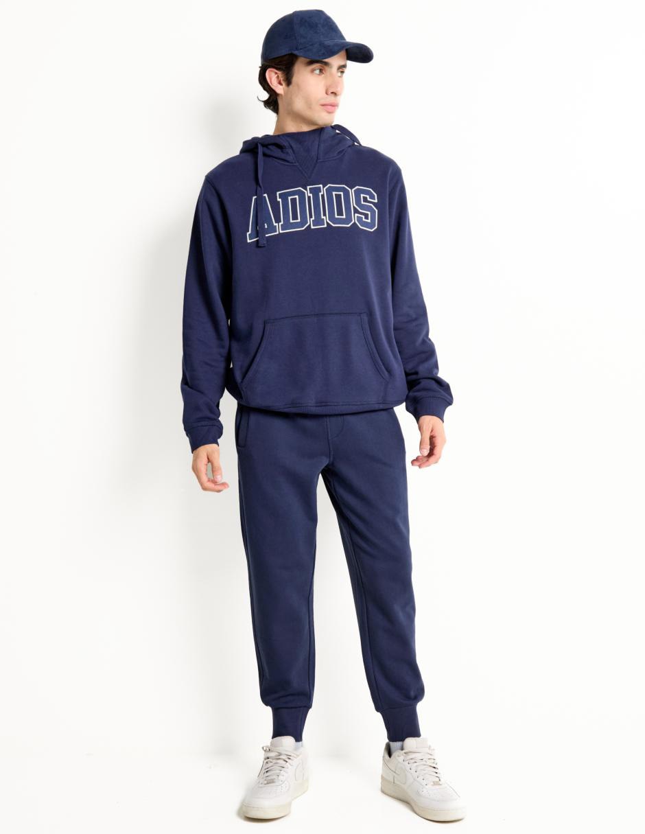 Pants straight con jareta para hombre 3