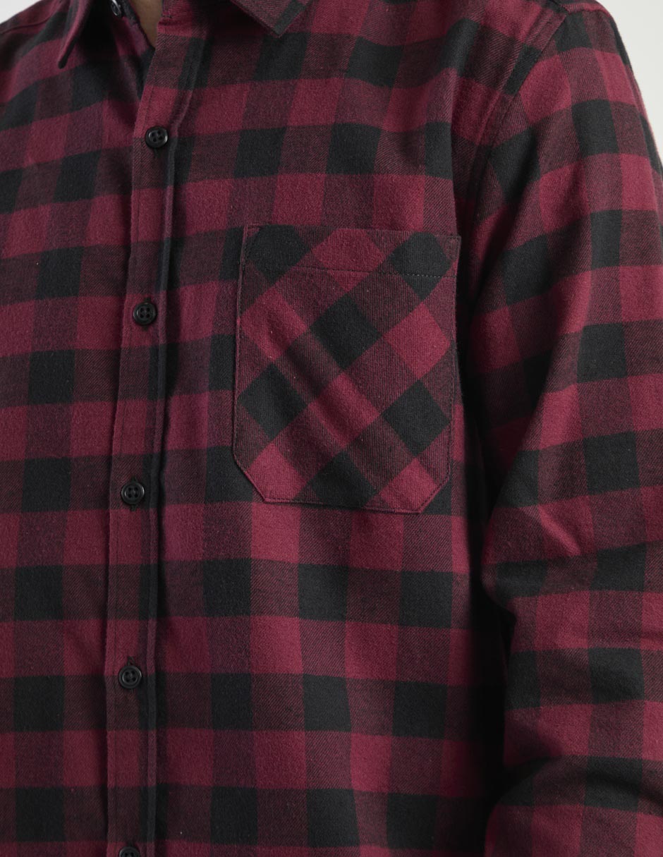 Camisa casual manga larga para hombre 4