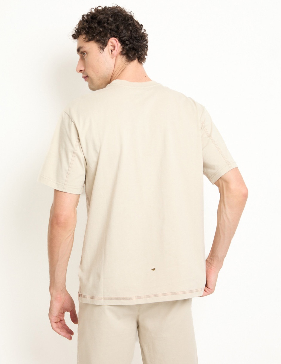 Playera cuello redondo para hombre 2