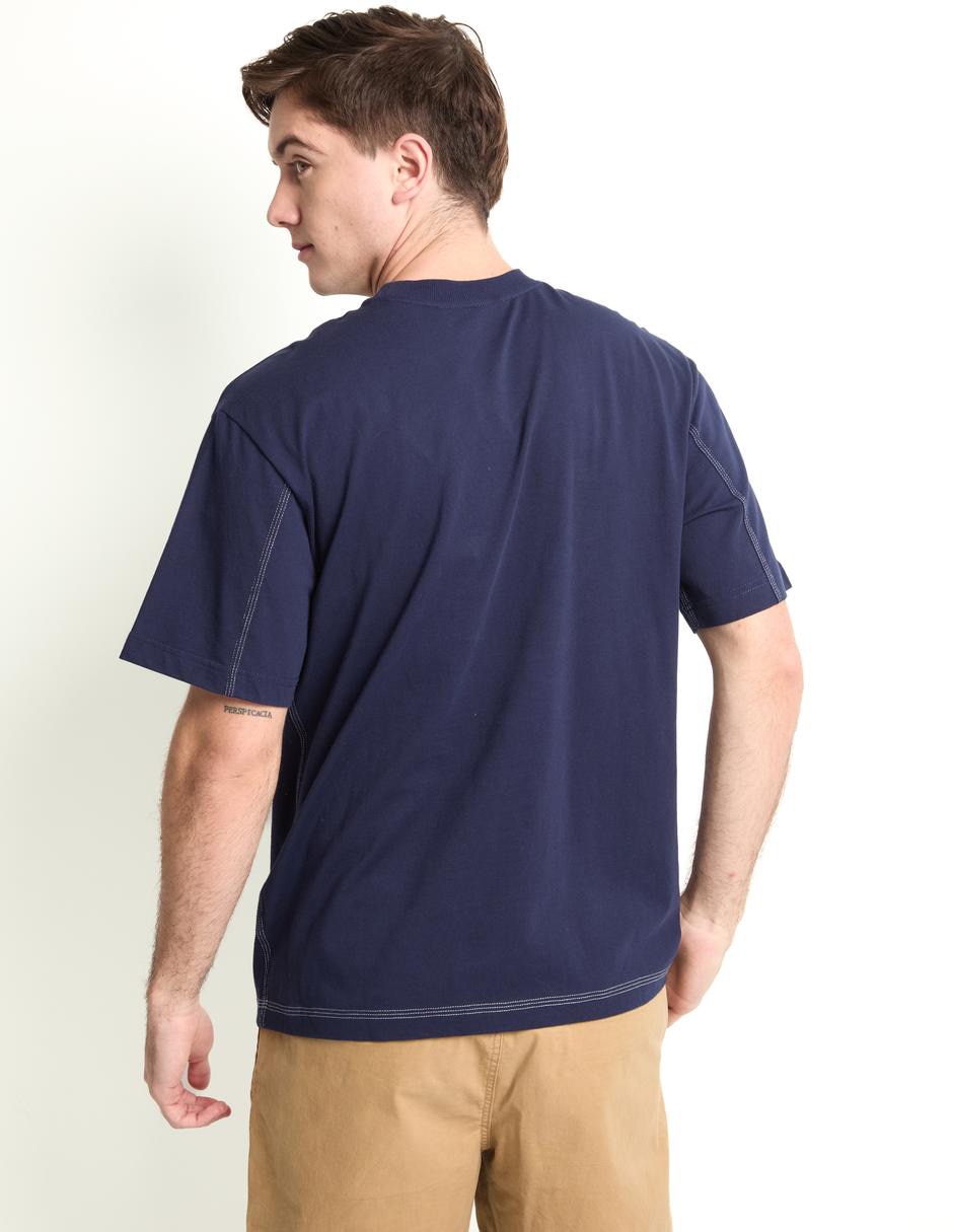 PLAYERA MOSSIMO, CH, AZUL MARINO LISO C