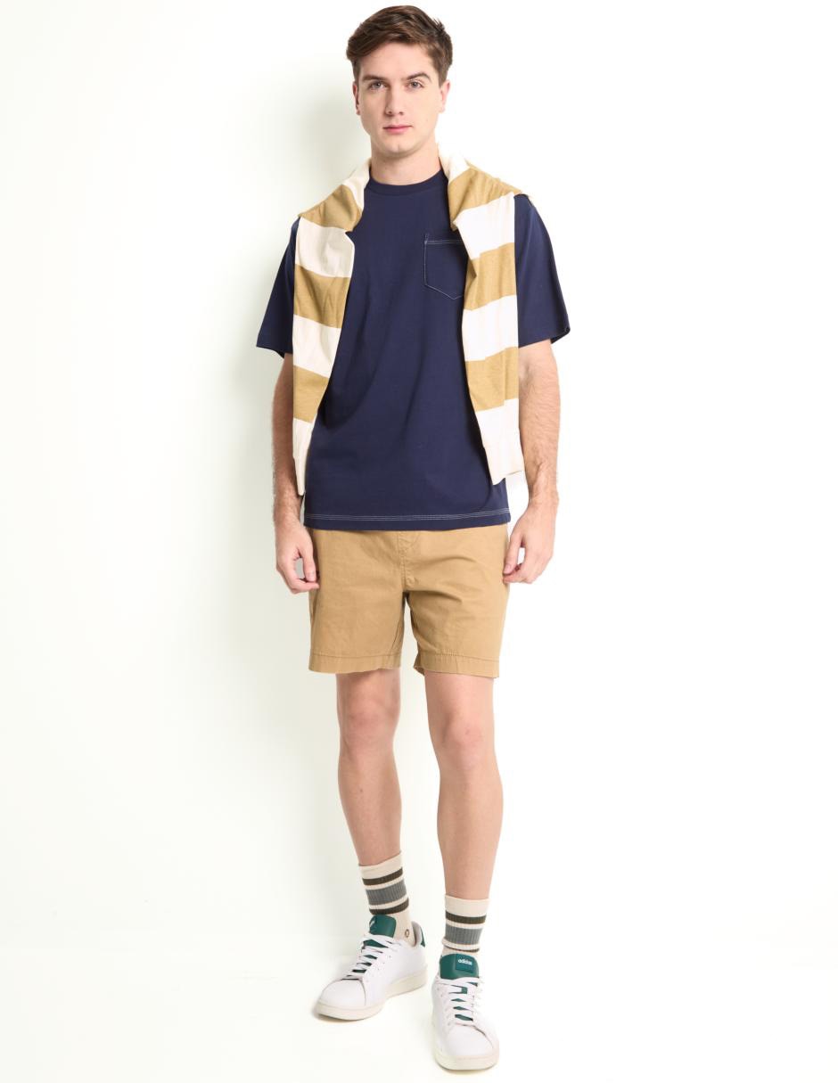 PLAYERA MOSSIMO, CH, AZUL MARINO LISO C
