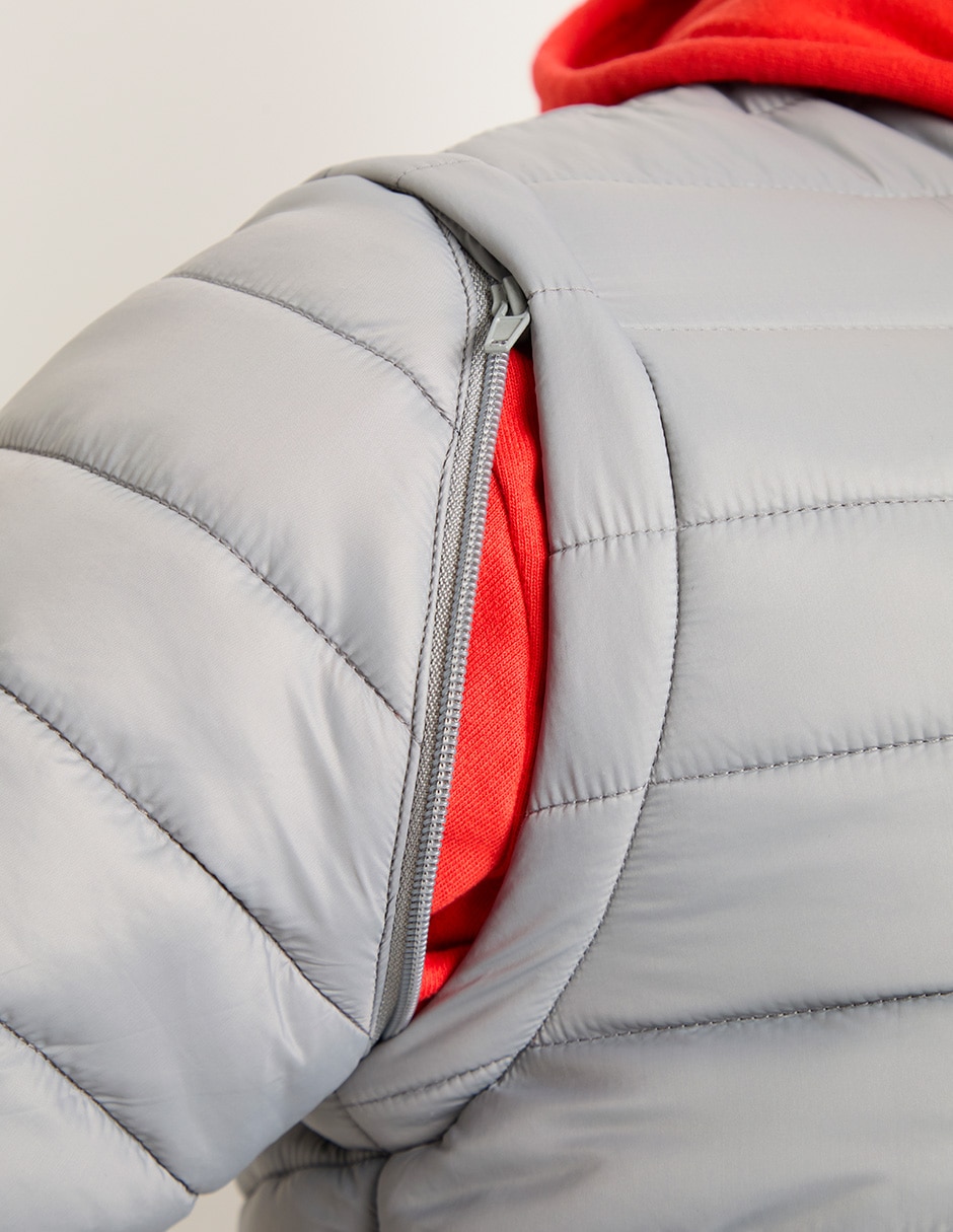 Chamarra acolchada capitonada para hombre 5