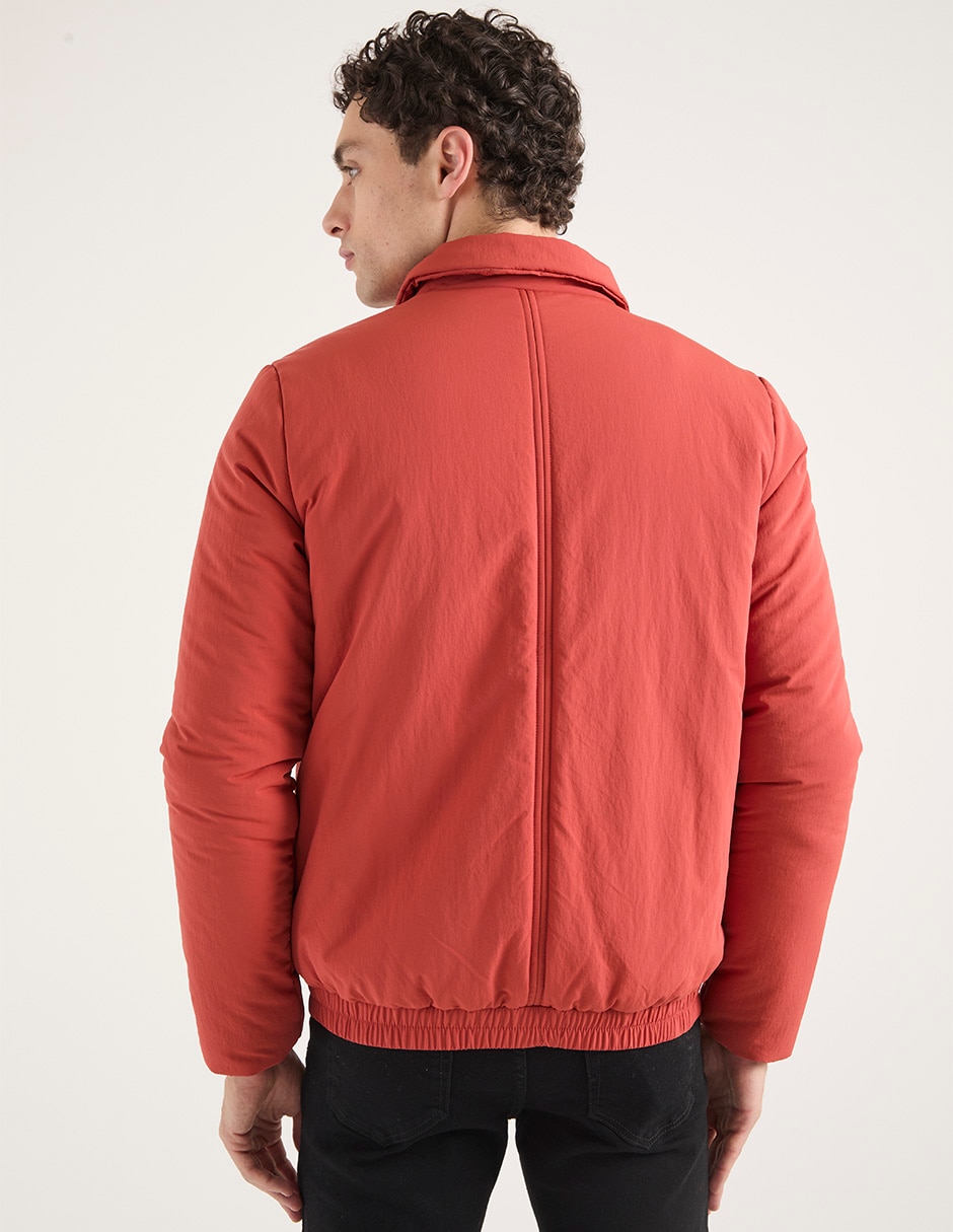 Chamarra bomber con bolsillos para hombre 2