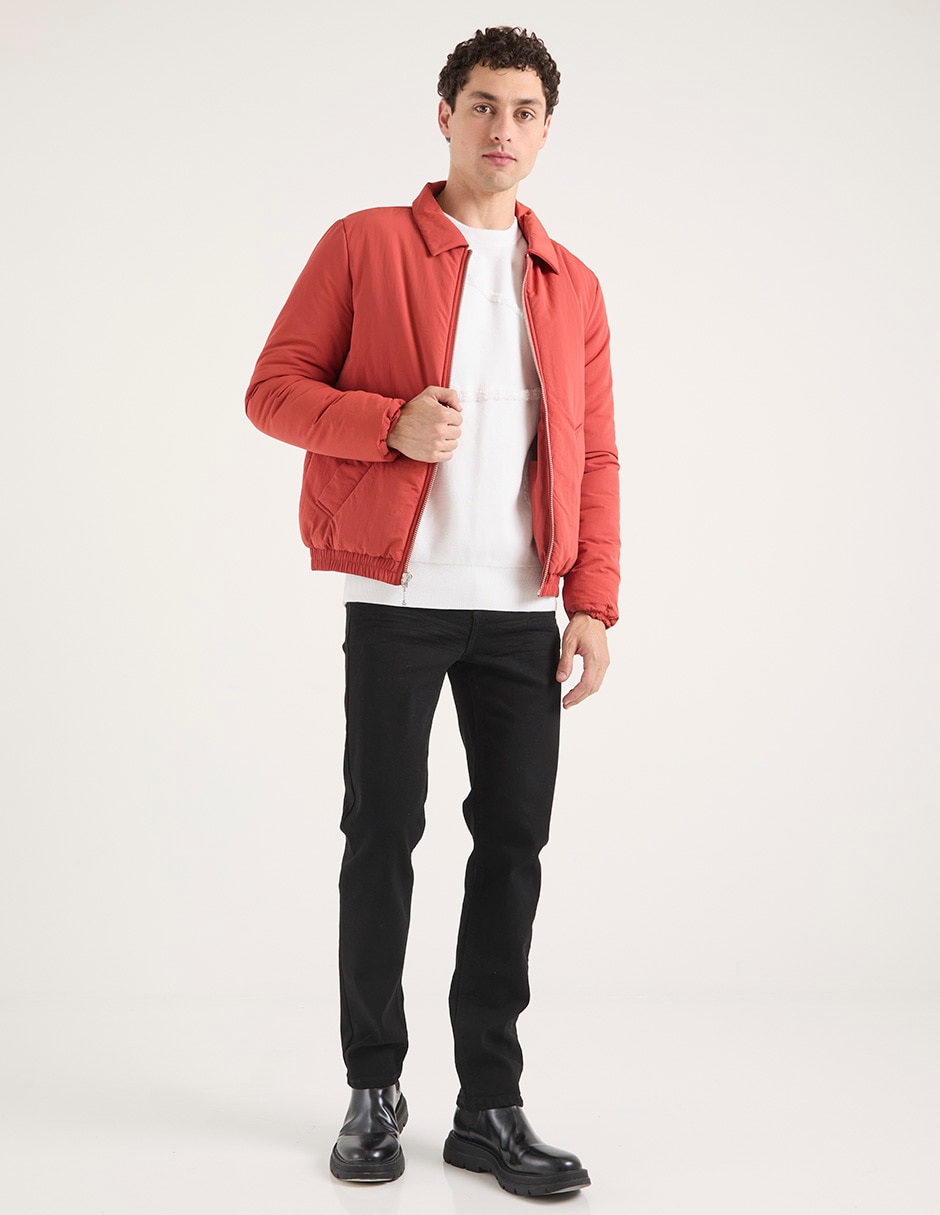 Chamarra bomber con bolsillos para hombre 3
