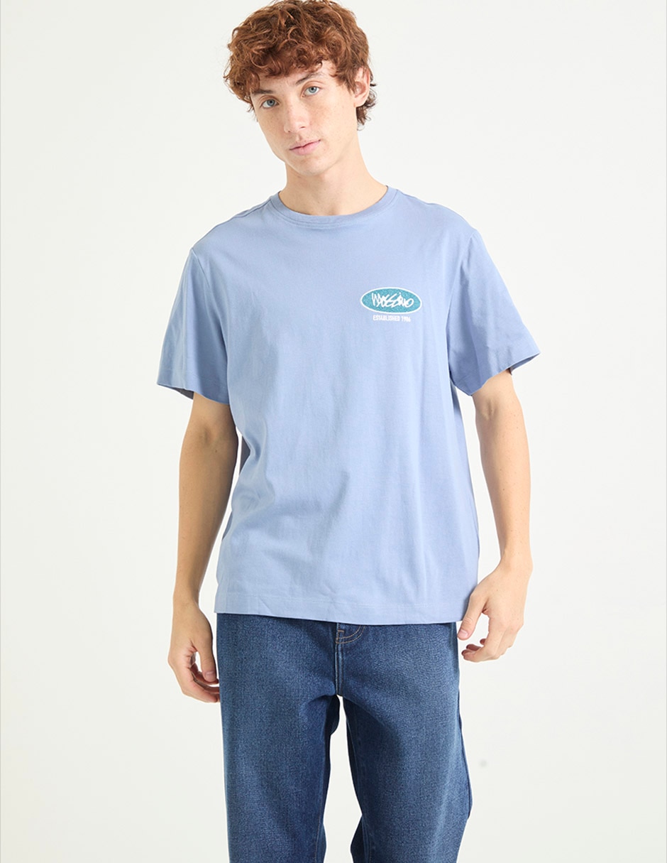 Playera cuello redondo para hombre