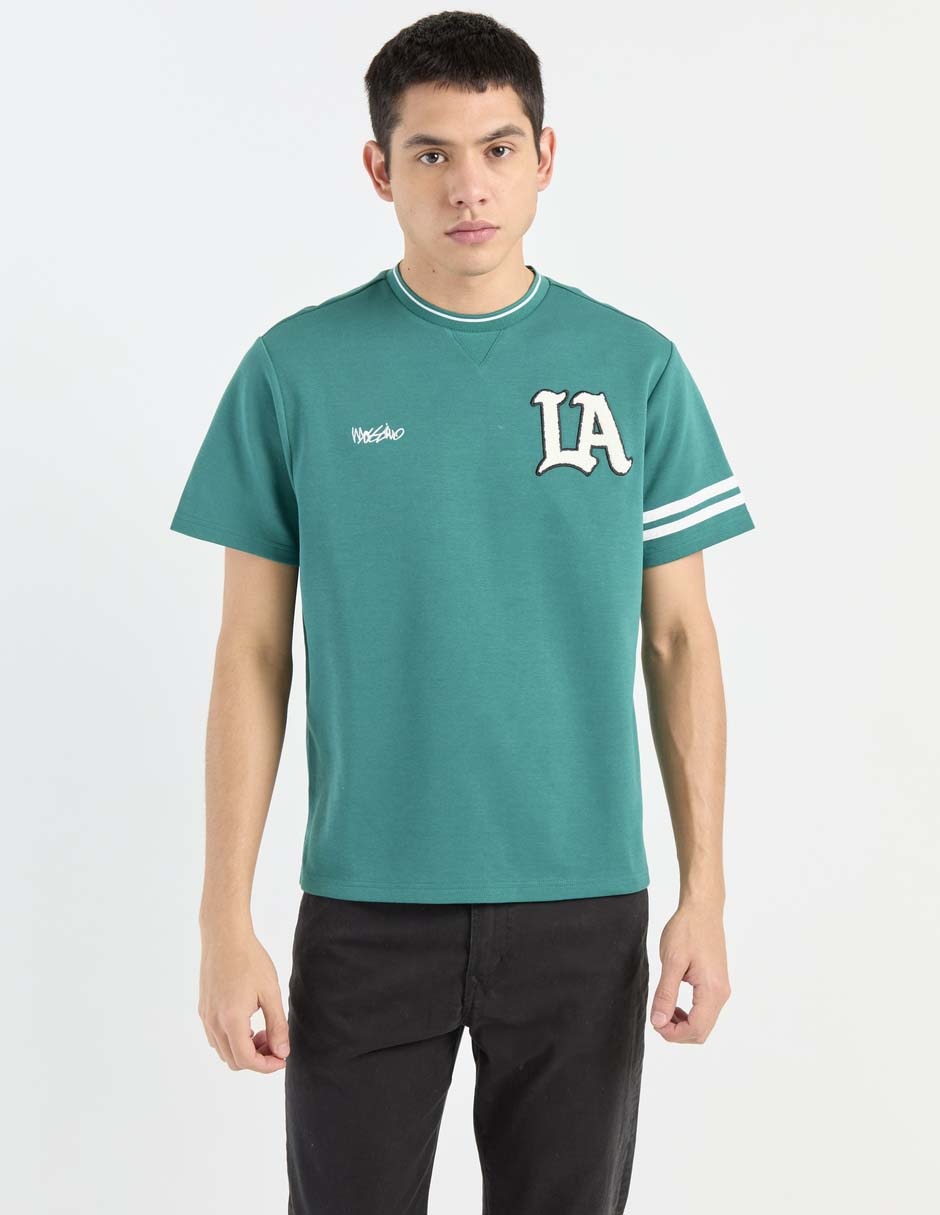 Playera cuello redondo para hombre