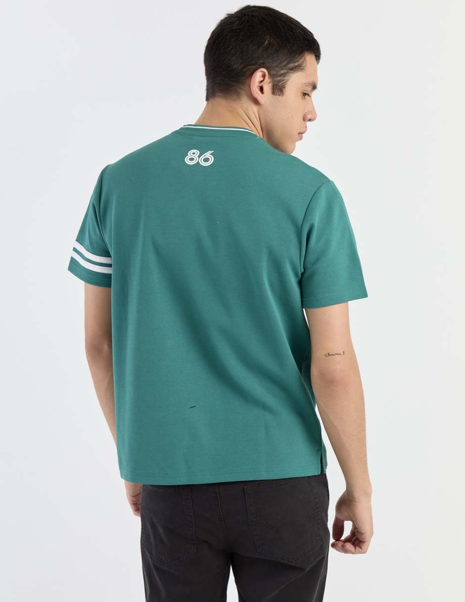Playera cuello redondo para hombre 2