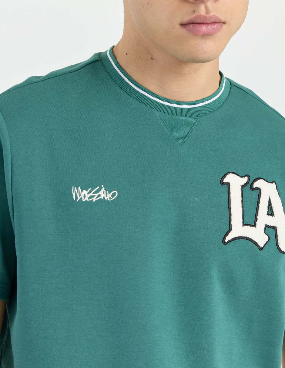 Playera cuello redondo para hombre 4