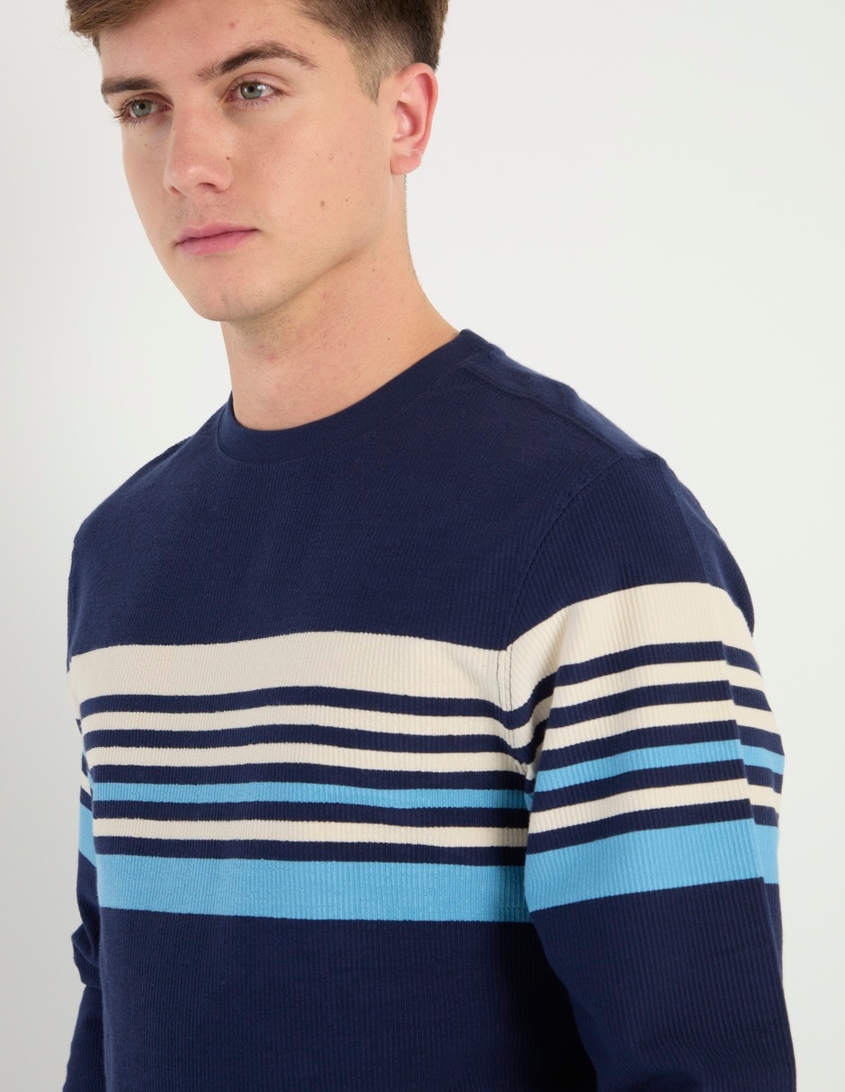 Suéter cuello redondo para hombre 4
