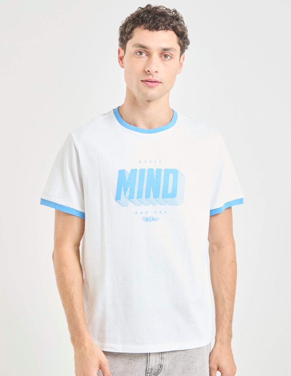 Playera cuello redondo para hombre