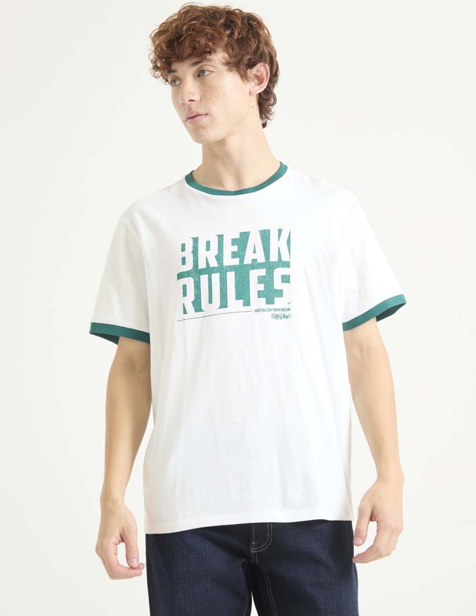 Playera cuello redondo para hombre