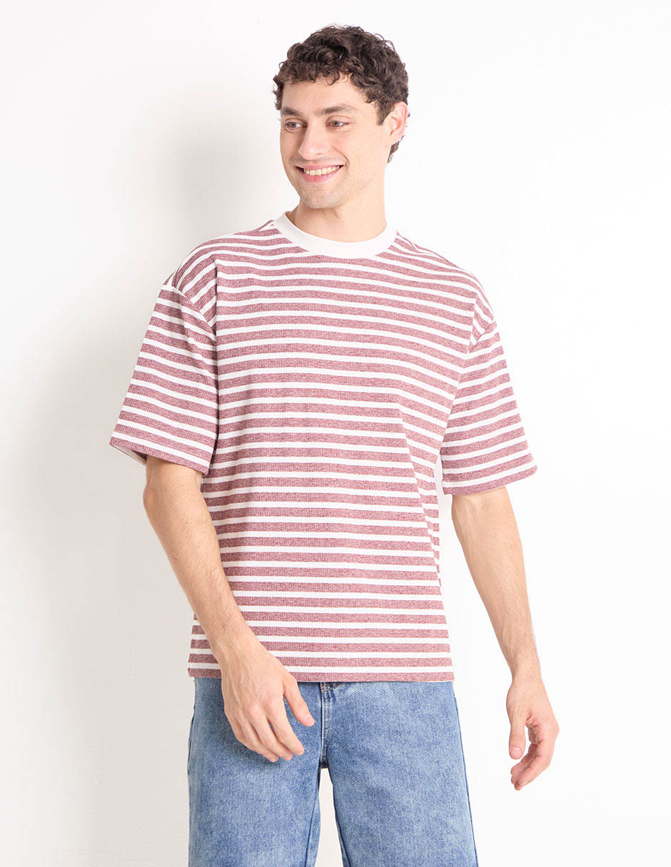 Playera cuello redondo para hombre