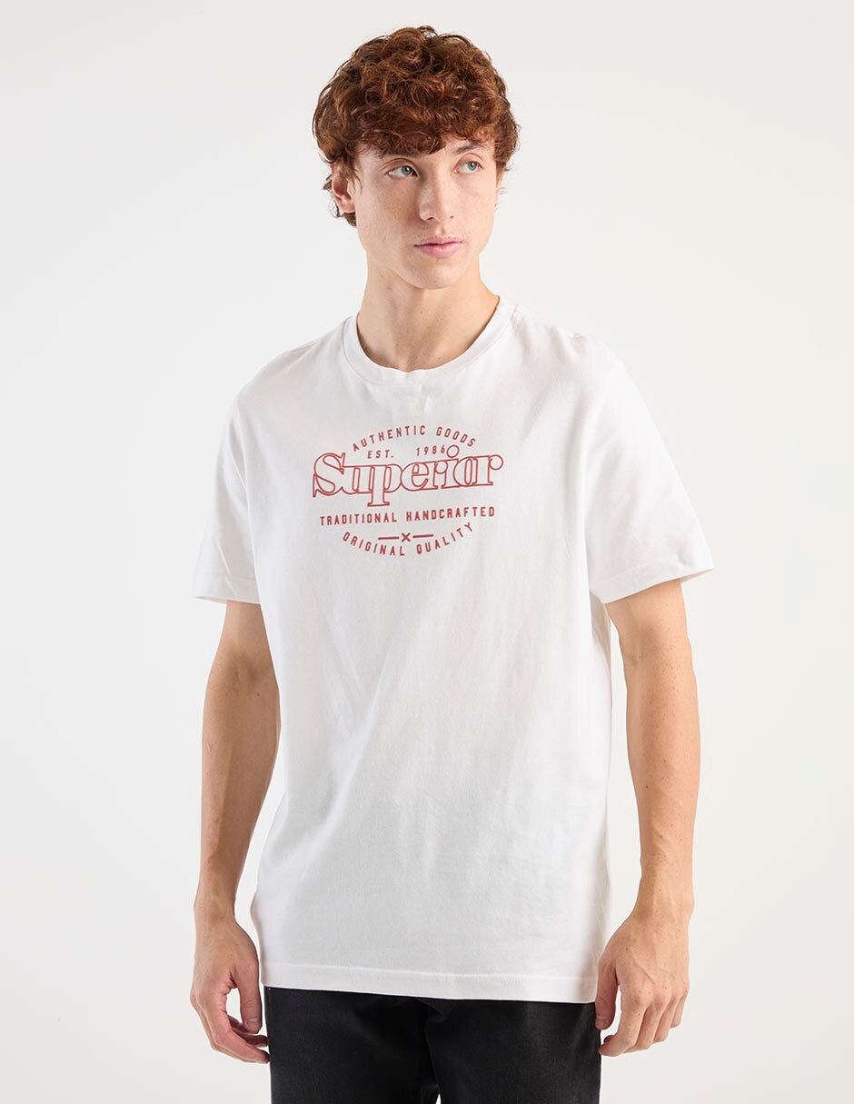 Playera cuello redondo para hombre Playera cuello redondo para hombre