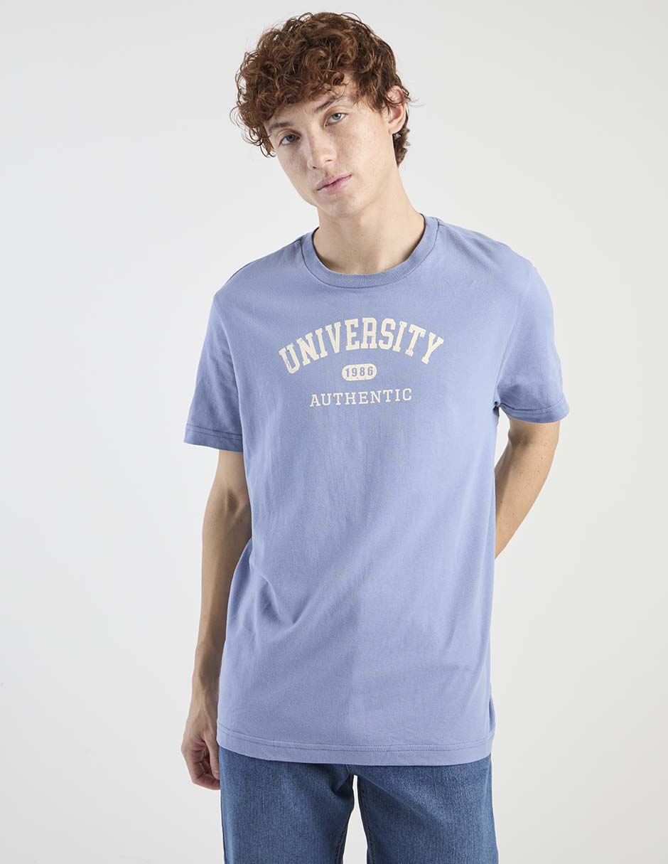 Playera cuello redondo para hombre