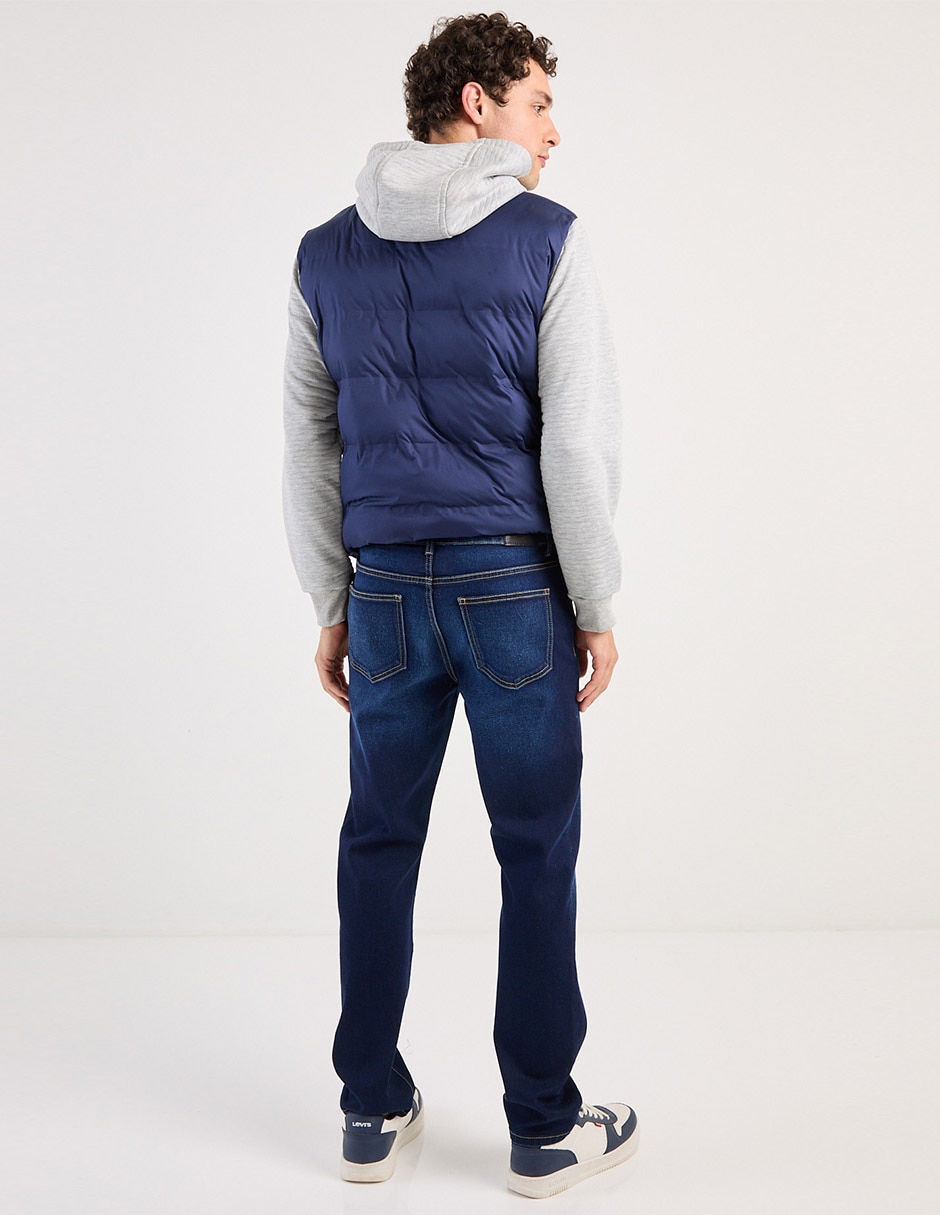 Jeans slim lavado stone wash para hombre 2