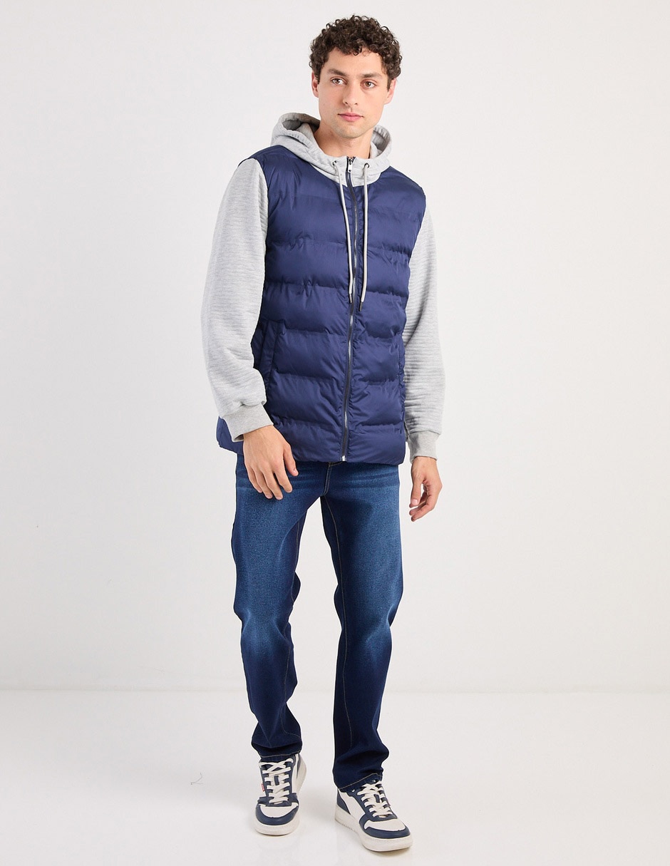 Jeans slim lavado stone wash para hombre 3