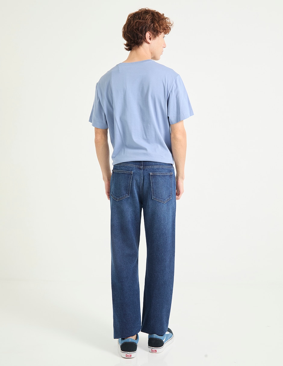 Jeans baggy deslavado para hombre 2