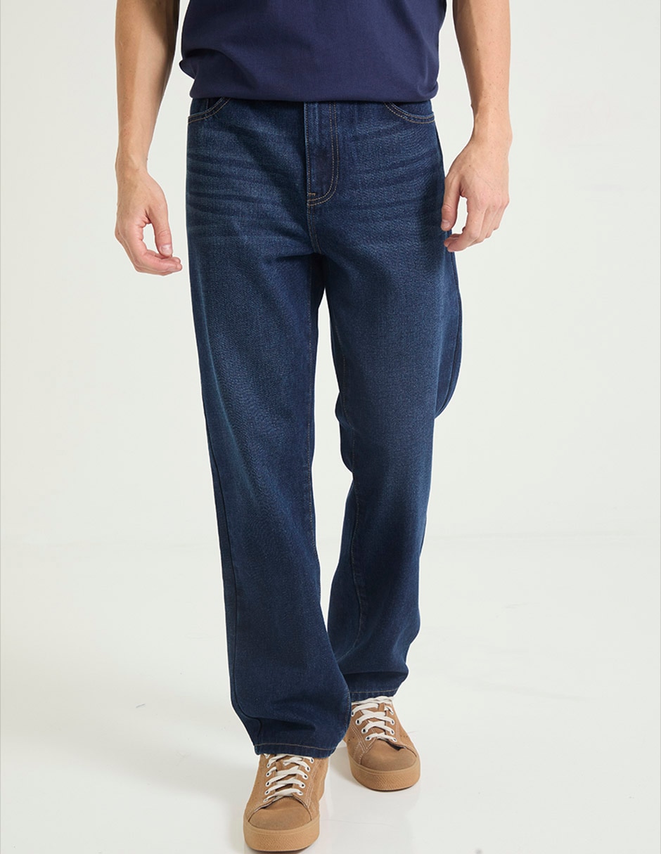 Jeans straight lavado stone wash para hombre Jeans straight lavado stone wash para hombre