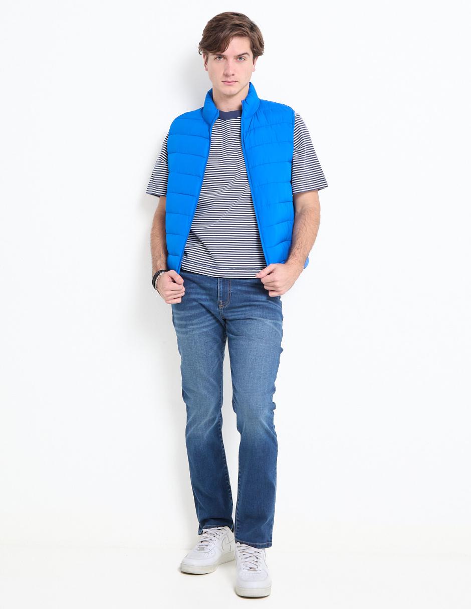 Jeans slim deslavado para hombre 3