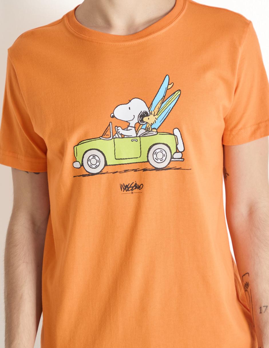 Playera Snoopy cuello redondo para hombre 4