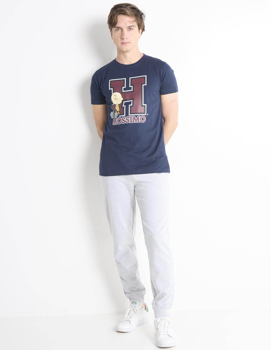 Playera Peanuts Charlie Brown cuello redondo para hombre 3